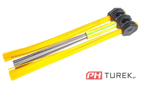 Zestaw wkładów 9 szczotek + talerz włókno stal odchwaszczarka CEDSC02 SC02