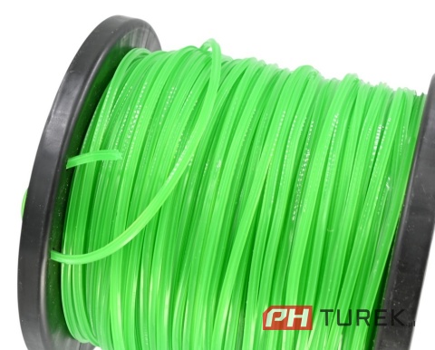 Żyłka tnąca NAC gwiazdka 2.7 mm x 92 m do kosy podkaszarki zielona szpula