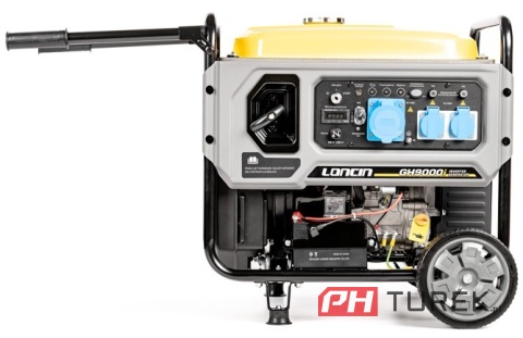 Agregat inwerterowy Loncin GH9000I ramowy 7,5 kW 420cm3 2x gniazdo230V