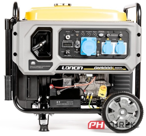 Agregat inwerterowy Loncin GH9000I ramowy 7,5 kW 420cm3 2x gniazdo230V