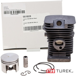 Cylinder Stihl MS180 38 mm kompletny 1130 020 1208 tłok, pierścień, sworzeń