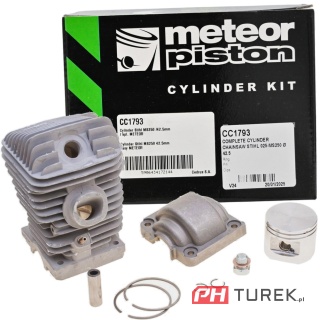 Cylinder Stihl MS250 42.5mm kompletny METEOR 1123 020 1209, 1123 020 1206