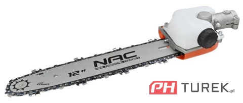 Piła spalinowa NAC adapter przystawka do kosy spalinowej 26 mm 7 frezów