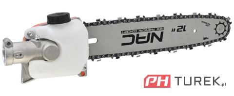 Piła spalinowa NAC adapter przystawka do kosy spalinowej 26 mm 7 frezów