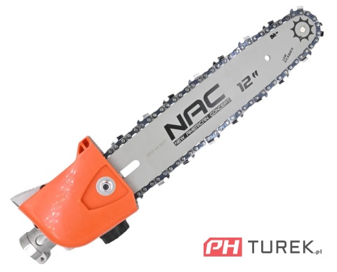 Piła spalinowa NAC adapter przystawka do kosy spalinowej 26 mm 7 frezów