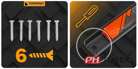 Zestaw listw magnetycznych 3x listwa magnetyczna na narzędzia magnes