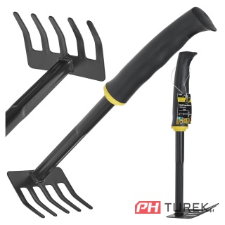 Grabki ogrodnicze do spulchniania gleby grabienia ogrodowe grabki do ogrodu