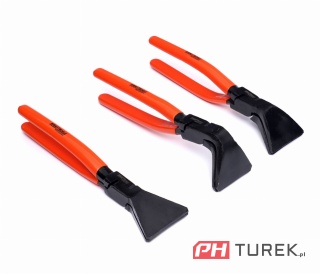 Komplet szczypiec dekarskich do gięcia blachy 180° / 90° / 45° 275 mm