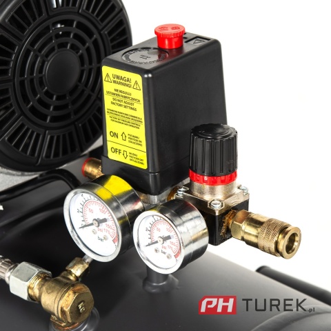 Kompresor bezolejowy NAC OF-SL-50-1.5-IN 245 l/min 1500W 8bar 50l z kółkami