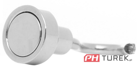 Magnes Neodynowy Haczyk 12 mm udźwig 5 kg do wieszania neodym Kraft&Dele