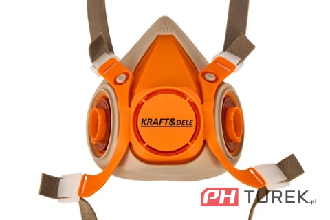 Maska lakiernicza półmaska ochronna przeciwpyłowa + filtry wkłady KD10030