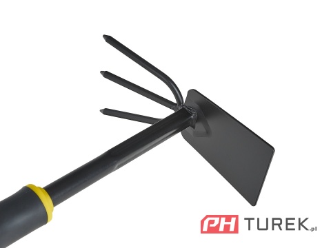 Motyczka ogrodnicza dwustronna z pazurkami motyka ogrodowa trójząb