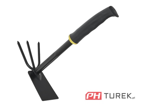 Motyczka ogrodnicza dwustronna z pazurkami motyka ogrodowa trójząb