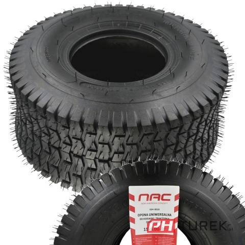 Opona NAC 15x6.00-6 uniwersalna do kosiarki traktorka ogrodowego