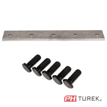 Ostrze tnące + śruby Cedrus nóż rozdrabniacz rębak RB03 RB04 Cedrus