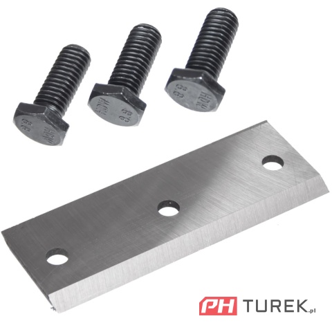 Ostrze tnące + śruby Cedrus nóż do rozdrabniacza rębaka RB02PRO