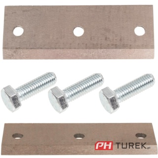 Ostrze tnące + śruby Cedrus rozdrabniacz rębak nóż RB01