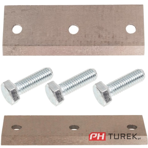 Ostrze tnące + śruby Cedrus rozdrabniacz rębak nóż RB01