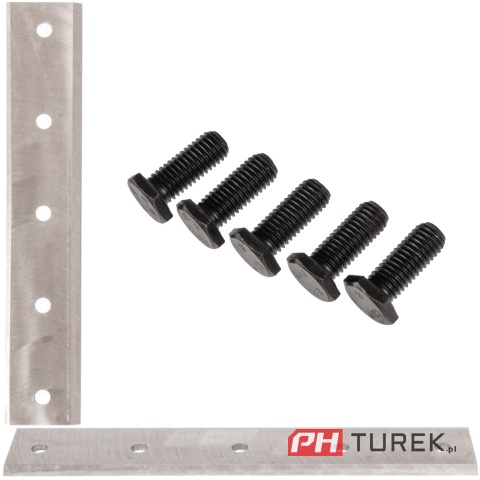 Ostrze tnące + śruby Cedrus rozdrabniacz rębak nóż RB04 RB03 oryginalny