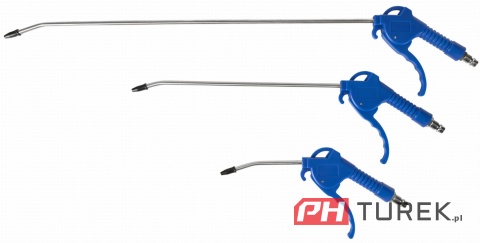 Pistolet do przedmuchiwania 3 szt 100/300/500 mm zestaw do kompresora długi