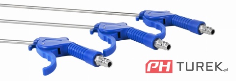 Pistolet do przedmuchiwania 3 szt 100/300/500 mm zestaw do kompresora długi