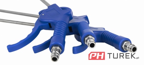 Pistolet do przedmuchiwania 3 szt 100/300/500 mm zestaw do kompresora długi