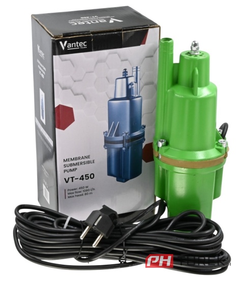 Pompa do wody czystej ogrodu ruska membranowa 450w