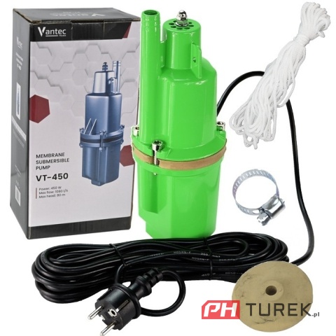 Pompa do wody czystej ogrodu ruska membranowa 450w