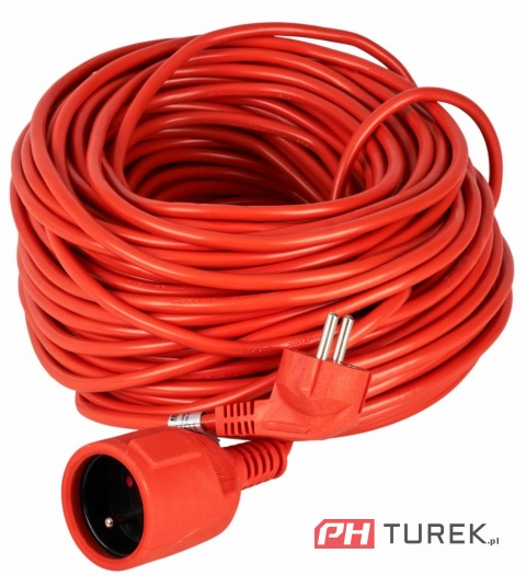 Przedłużacz ogrodowy 3 żyłowy 50m do ogrodu, kosiarki, lampek budowlany