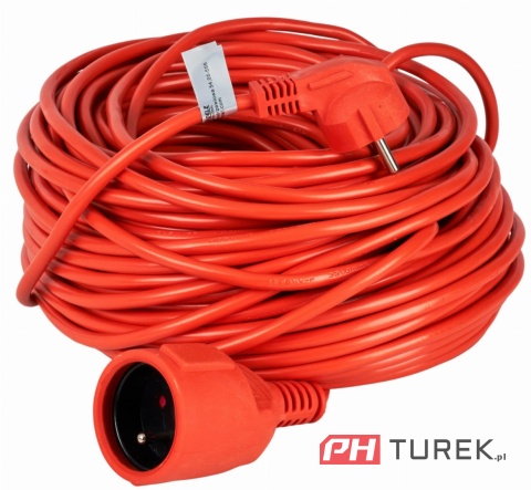 Przedłużacz ogrodowy 3 żyłowy 50m do ogrodu, kosiarki, lampek budowlany