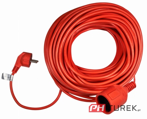 Przedłużacz ogrodowy 3 żyłowy 50m do ogrodu, kosiarki, lampek budowlany