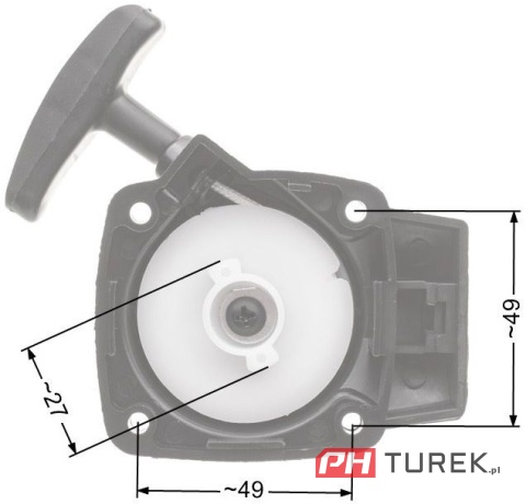 Rozrusznik NAC CG260B WLBC260-2ZXU wykaszarki marketowe DEMON TEXAS EINHELL