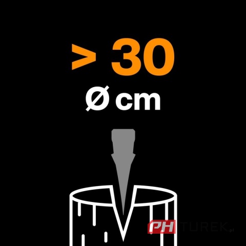 Siekiera rozłupująca FISKARS X36 ostrze L X-series 91,5 cm do drewna >30 cm