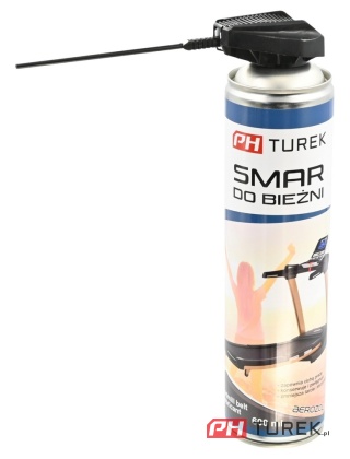 Smar do bieżni treningowych z dozownikiem rurką silikon pro spray 600 ml