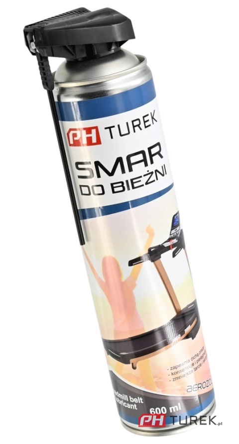 Smar do bieżni treningowych z dozownikiem rurką silikon pro spray 600 ml