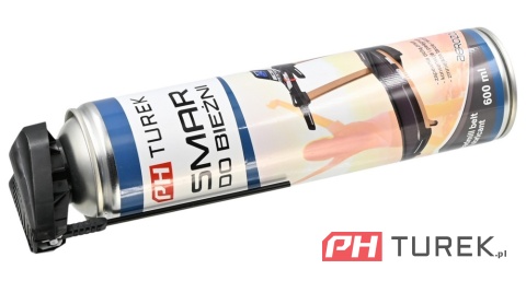 Smar do bieżni treningowych z dozownikiem rurką silikon pro spray 600 ml