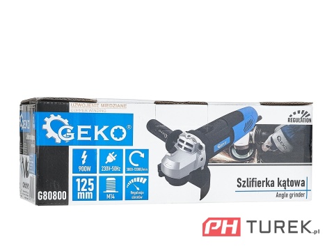 Szlifierka kątowa 125mm 900W 6 stopniowa regulacja obrotów 3000-12000