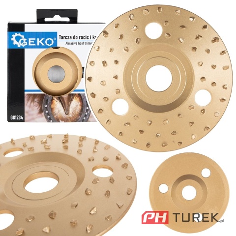 Tarcza do korekcji racic i kopyt 125mm – średnioziarnista