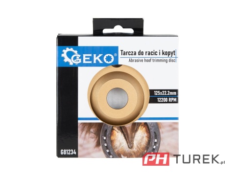 Tarcza do korekcji racic i kopyt 125mm – średnioziarnista