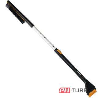 Teleskopowa szczotka i skrobak FISKARS do odśnieżania X-series do auta lodu