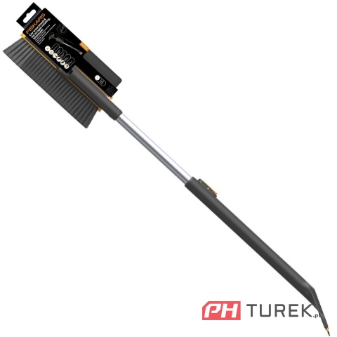 Teleskopowa szczotka i skrobak do odśnieżania, obrotowa głowica X-series