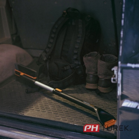 Teleskopowa szczotka i skrobak do odśnieżania, obrotowa głowica X-series