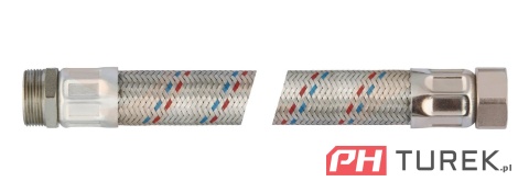 Wąż antywibracyjny 1 cal 100cm prosty do hydroforu ibo