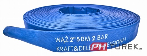 Wąż do wody 2" CAL gumowy do pompy strażacki na metry KD778