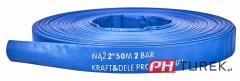 Wąż do wody 2" CAL gumowy do pompy strażacki na metry KD778