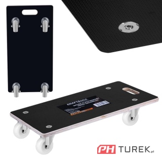 Wózek platformowy transportowy magazynowy 400kg 58 x30 cm platforma kd3186