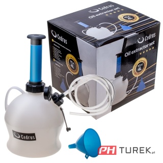 Zestaw do odsysania oleju i paliwa 4L odsysarka pompa do kosiarki traktorka