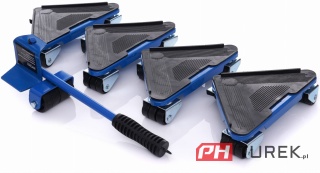 Zestaw do transportu przesuwania mebli 300 kg 5 sztuk KD3020