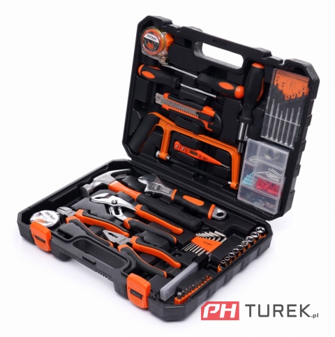 Zestaw narzędzi walizka 100el. klucze bity szczypce narzędziowa KD10839