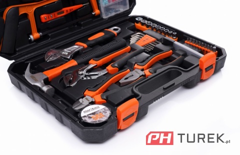 Zestaw narzędzi walizka 100el. klucze bity szczypce narzędziowa KD10839